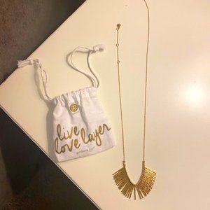 Gorjana Kylie Fan Necklace